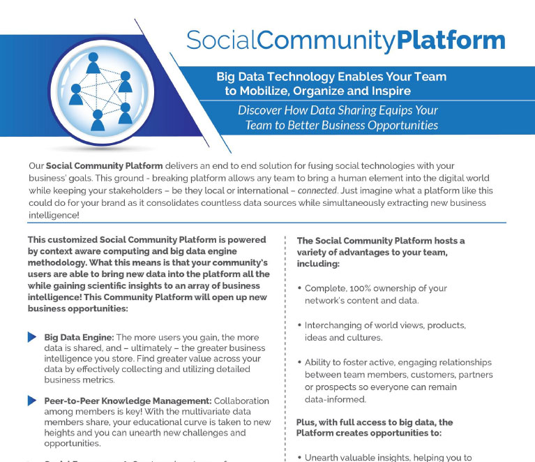 Social Community Platform